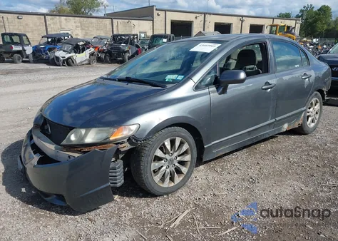 2010 Honda Civic Ex из США, поврежденный, VIN 2HGFA1F80AH309072